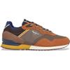 Pepe Jeans London Brick - Sneaker da Uomo, Marrone, 10 UK
