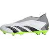adidas Unisex - Adulto Predator Accuracy.3 Firm Ground Boots, Cloud White / Core Black / Lucid Lemon, 46 EU