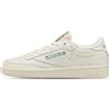 Reebok Club C 85 Vintage, Sneaker Donna, CHALK/ALABAS/GLEGRN, 40.5 EU