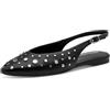 Tamaris décolleté slingback da donna piatto nero 37 EU