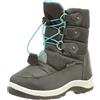Playshoes Winter-Bootie/Stivaletto Invernale, Stivali Da Neve Unisex - Bambini e ragazzi, Turchese Per Allacciatura, 20/21 EU