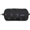 JANSPORT Large Accesssory Pouch Tasca grande, 10 x 8 x 23 cm, Bad Bows, Nero