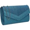 SwankySwans Pochette Donna Ruth, Blu, One Size