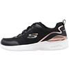 Skechers SKECH-AIR DYNAMIGHT THE HALCYON, Scarpe da Ginnastica Donna, Black Mesh Rose Gold Trim, 35.5 EU