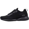 Skechers Bobs Squad Tough Talk, Scarpe da Ginnastica Donna, Black Engineered Knit Trim Blk, 37 EU