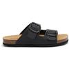 Scholl Jackie, Sandali Donna, 2 cinturini, Nero, 35 EU
