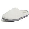 Dearfoams Leslie - Zoccoli da donna lavabili in memory foam con ampia larghezza, mussola, 9-10 US