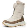 ARA St.Moritz-GTX, Stivaletto Donna, Crema di Sesamo, 40 EU Larga