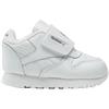 Reebok Scarpe da Ginnastica Classiche per Bambini, Unisex, in Pelle, Ftwr Bianco/Grigio 1, 26 EU