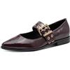 Marco Tozzi Ballerine da Donna 2-22128-45, Bordeaux Pat, 42 EU