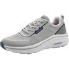 MARCO TOZZI Uomo Sneaker Leggero Soletta Estraibile ottimale distribuzione del Peso Elastica Allacciatura Moderno, Grigio (Grey), 46 EU