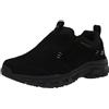 Skechers Oak Canyon, Sneaker Uomo, Black Suede Trim, 41.5 EU