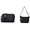 Kipling ABANU, Borse a Tracolla, Donna, Nero (Black Noir), Taglia unica GABBIE S, Borsa a Tracolla, Donna, Nero (Black Noir), Taglia unica