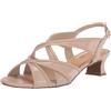 Easy Street Tristen Slingback Sandal, Tacco Donna, Beige, 39.5 EU Larga