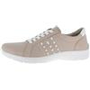 Andrea Conti Damen Low Top Sneaker, Scarpe da Ginnastica Donna, Grigio Argento Bianco, 37 EU