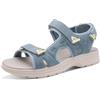 Jana Softline Sandal Flat 8-28662-46, Bassi Donna, Sky Sun, 38 EU