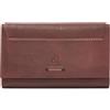 dR Amsterdam Tampa, Portafoglio da Donna, Marrone, S
