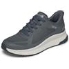 Skechers Uomo Bobs Squad 4 Slip-in ALLENATRICE, Charcoal Knit, 47.5 EU