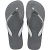Havaianas Top Mix Adulti Unisex Infradito Acciaio grigio 37/38 EU