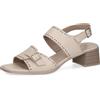 CAPRICE Donna sandalo con tacco in pelle, Bianco (OFFWHITE NAPPA), 38 EU