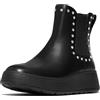 Fitflop F-Mode Gem-Trim Leather Flatform Chelsea Boots, Stivali Donna