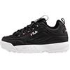 Fila Disruptor Wmn, Sneaker Donna, Nero, 39 EU