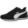 PUMA Unisex ST Runner v2 NL Sneakers, Puma Black-Puma White, 40.5 EU