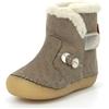 Kickers So Windy, Stivaletto Bimba 0-24, Tortora Oro Fantasia, 18 EU