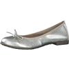 MARCO TOZZI Ballerine Donna in Pelle con Fiocco, Oro (Gold), 38 EU