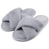 riemot Pantofole Donna in Memory Foam Ciabatte Invernali da Casa Calde leggere Comode Ciabatte Donna Antiscivolo Ciabatte Pelose Morbide Suola Scarpe Donna Invernali Indoor Outdoor,Grigio,40/41 EU