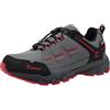 Kastinger Kompar Low Ktx, Scarpe da Escursionismo Unisex-Adulto, 2128 Steel Grey Red, 50 EU