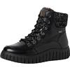 Tamaris Comfort Stivaletti da donna stringati caldi foderati plateau Calzata Comfort, Nero (Black), 38 EU