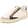 Geox D Blomiee ISneaker da Donna, Fango Bianco Ottico, 39 EU