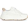 Geox D Diamanta B, Platform, White Lt Gold, 36 EU