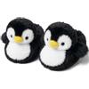 ARELUX Graziose pantofole da donna a forma di pinguino, morbide, morbide, invernali, calde