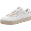 Tamaris Sneaker da Donna Low Flat, Bianco (White Leather), 42