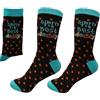 SHATCHI Socks Uomo Semplicemente i migliori calzini di papà, Nero E Blu, One Size