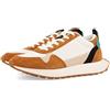 GIOSEPPO Sneakers Retro Beige con Colori a Contrasto da Uomo carluke