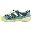 Jack Wolfskin Levente Sandal K, Ardesia/Verde, 31 EU