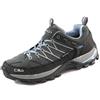 CMP Rigel Low Wmn Trekking Shoes Wp, Scarpe da trekking Donna, Graffite-Azzurro, 37 EU