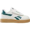 Reebok Smash Edge Hook & Loop, Scarpe da Ginnastica Unisex-Bimbi 0-24, Chalk/RETROTEAL/SGUM1, 23.5 EU