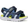 Geox J VANIETT Boy B - Sandalo Bambino, Navy/Lt Blue,