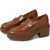 Michael Kors 40H3RCMP1L-230 Rocco Heeled Loafer Donna, Luggage EU 38