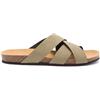 Scholl Didier, Sandali Uomo, Intrecciato, Khaki Chiaro, 41 EU