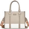 Miss Lulu Borsa Tote Donna Grande, Borse Media Firmate PU Pelle Tracolla a Forma di V, Ampia e Pratica per Viaggio, Università e Lavoro Nero