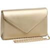Labair, pochette chic in pelle vegana, da donna, per serate, matrimoni, feste formali.
