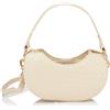 caneva, Borsa a sacchetto Donna, bianco