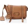aleva, Borsa a mano in pelle Donna, beige