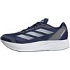 Adidas Uomo Duramo Speed Running Shoes, Dark Blue/Zero Metalic/Halo Silver, 44 2/3 EU