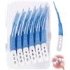 BTACGWP Scovolini Dentali 1 Confezione Blu, Spazzolini Interdentali per Pulizia Efficiente, Rimuove Residui tra Denti, Protegge Gengive, Kit Igiene Orale Portatile con Design Ergonomico